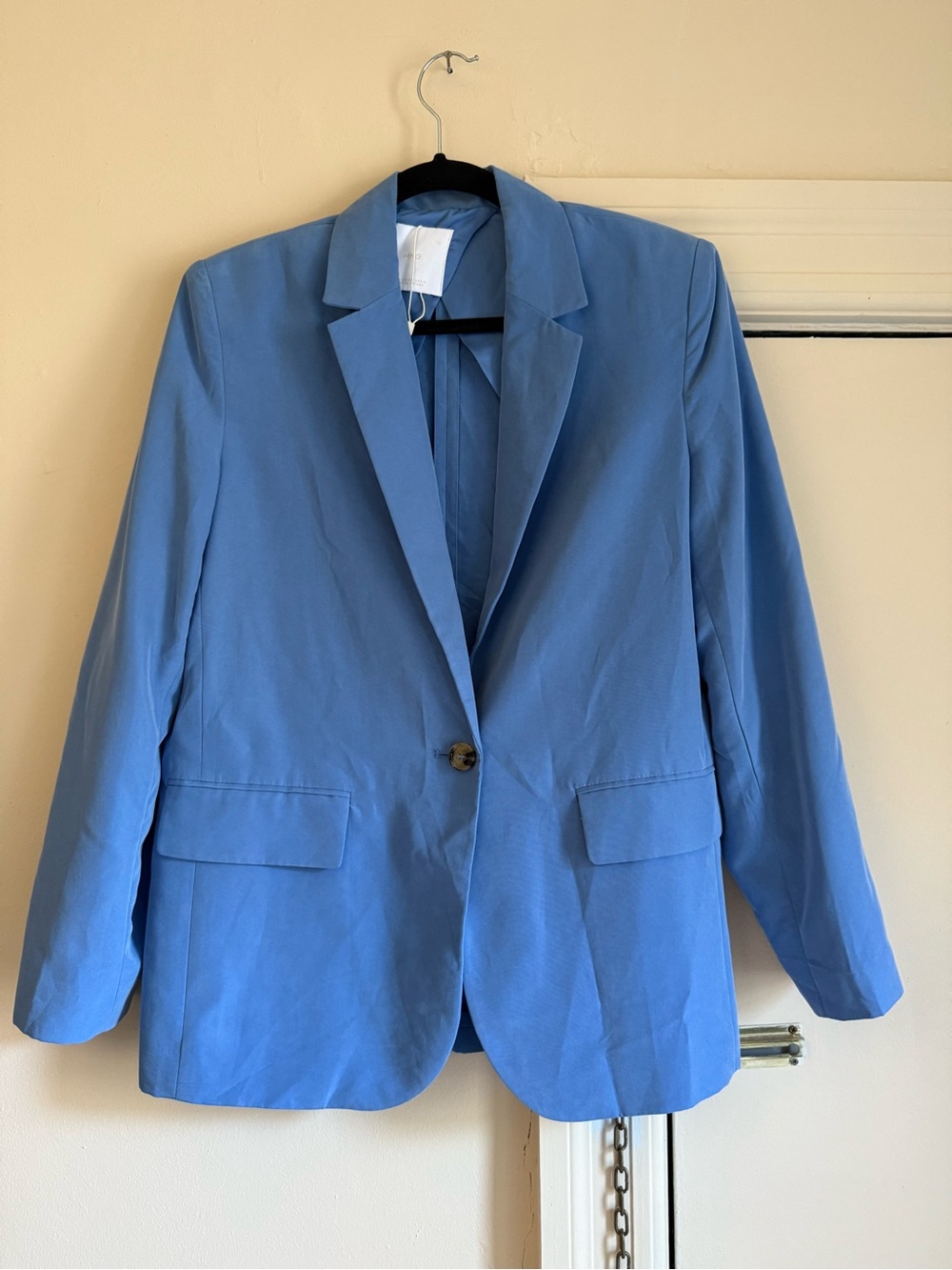 Mango Light Blue Women's Blazer